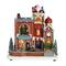 Moments in Time 13.4" Animated Village Shops & Supermarket Décor